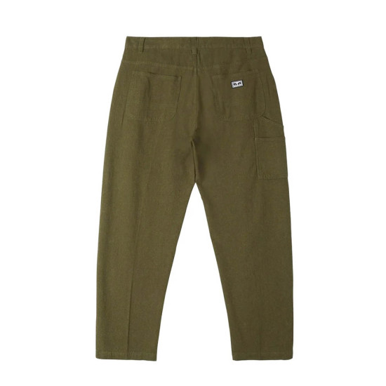 Obey Ανδρικό παντελόνι Hardwork Linen Carpenter Pant